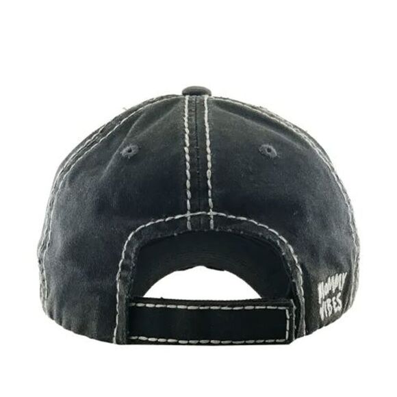 2/$30 Ladies Black Mommy Vibes Distressed Baseball Hat - Picture 8 of 10